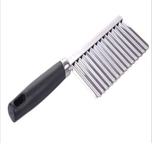 Potato Wavy Edged Tool Peeler Cooking Tools kitchen knives Accessories Stainless Steel Kitchen Gadget Vegetable Fruit Cutting BBF14274