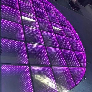 LED RGB Dance Floor Panels - Colorful Illuminated Decoration Tiles for Party and Event Flooring