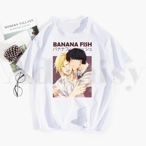 Wholesale fashion bananas resale online - Men s T Shirts Japanese Anime Banana Fish Manga Unisex Tshirt Hip Hop Girl Print Top Tees Harajuku Tshirts Men Fashion Summer