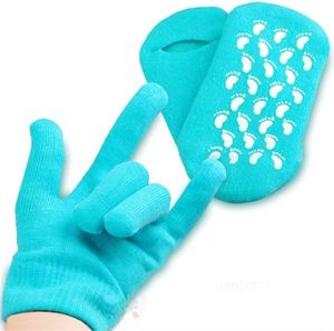 Home Party Favor Silicone Sock Glove Reusable SPA Gel Moisturizing Socks Gloves Hand Mask Feet Care Glovesfor women gifts ZC1275