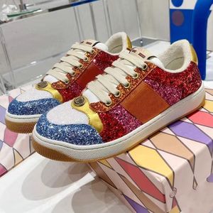 Lovelight Screener Sneakers Menino Mulheres Menino Sapatos Sapato de T￪nis de couro sujo 04