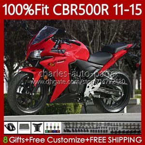 Honda CBR 500 R CC 500R RR CBR500R 11 12 13 14 15 BODE 126NO.56 CBR500RR 2011年2013 2014 2015 CBR500 RR 11-15 RED BLACK OEM BodyWork Kit