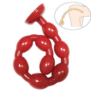 nxy anal Toys long plug with Suction Cup Butt anus Backyard Masturbation Adult Sex for woman man prostate massager 220506