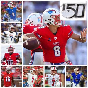 SMU Mustangs Jerseys Rodney Clemons Jersey Shane Buechele Xavier Jones James Proche Ke'Mon Freeman College Football Trikots Individuell genäht