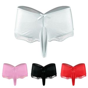 Underpants Panties For Men Sexy Underwear Briefs Lace Side Rope Erotic Thongs Slipperys Back Cross Boxer MaleUnderpants