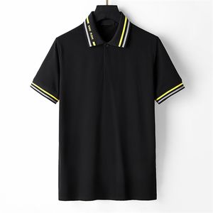 Mens Designer Polo Camicie per uomo High Street Italia Ricamo Giarrettiera Serpenti Piccole api Stampa Marche Abbigliamento Cottom Abbigliamento Teesl # 14