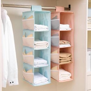 Caixas de armazenamento caixas de roupas domésticas criativas para pendurar caixa de roupas de roupa de baixo