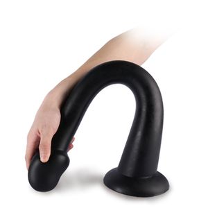 Massaggio Lungo Dildo Anal Plugs Butt Plug Espansore Dilatatore anale Stimolatore Sesso Giocattoli erotici per adulti Donne Uomini Sexshop Massaggiatore prostatico