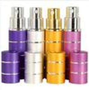 Neue bunte Metall-Parfüm-Zerstäuber, Spray, nachfüllbar, leere Make-up-Aftershave-Metallflasche, HK-Post, 8 ml, Reise-Must