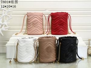 Bolsa de mão Mini Bucket Bag Bolsas de Luxo Designer Bolsas de Ombro Corpo Cruz Moda Feminina Couro Atacado Alça de Ombro Removível G