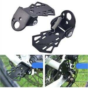 High Quality 1Pair Bike Rear Fold Pedal MTB Road Bike Folding Footrests Cycling Accessories Bicycle Foot Pedal