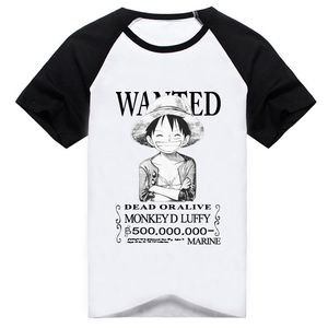 Männer T-Shirts One Piece T-Shirt Mode Männer Frauen Kleidung Anime Kurzarm Baumwolle T Shirt Luffy Cosplay T-shirt TopMen's
