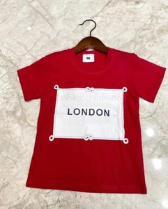 Boys T-shirts Girls Kids Children Letter Pattern Print Tops Tshirt Short Sleeves Summer Clothes Tee Child Clothing