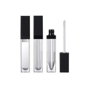 5 ml Lipgloss Kunststoff Box Container Leere Klare Lipgloss Tube Eyeliner Wimpern Container Mini Lip Gloss Split Flasche DH7363