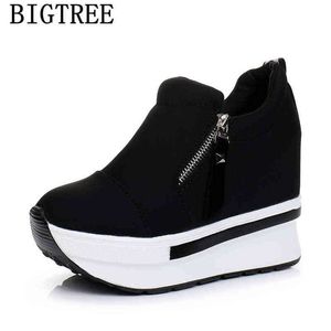 Wedges Shoes For Women Platform Sneakers Elevator Woman 2022 Designer Increase Within Zapatillas Mujer Casual220513