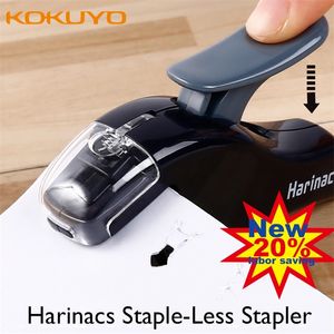 Japan Kokuyo Harinacs Mini Staple-Less Stapler Safe Labor-Saving Student and Office Creative Stationery 220510