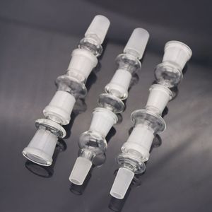 10 stili selezionare l'adattatore del tubo del gambo fumante in vetro Clear 14 mm 18 mm maschio convertitore convertitore fumante ciotola banger bong ciotola spessa con tubi dell'acqua pirex foorex