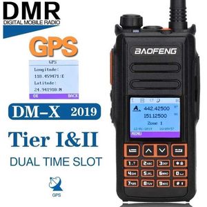 2022 Baofeng DM-X GPS Walkie Talkie Dual Time Slot DMR Digital/Analog DMR Repetidor Atualização do Rádio DM-1801 DM-1701 DM-1702