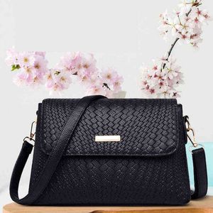 Günstige frauen Mode PU Leder Schulter Tasche Weibliche Shopper Designer Große Kapazität Umhängetaschen Für Frauen Messenger Pack G220531