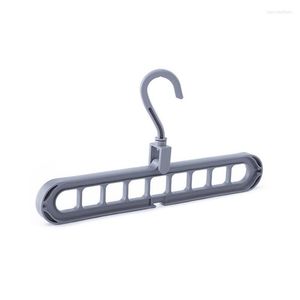 Laundry Bags Multi-Port Support Circle Clothes Hanger Drying Rack Multifunction Plastic Hangers Storage Racks Gray