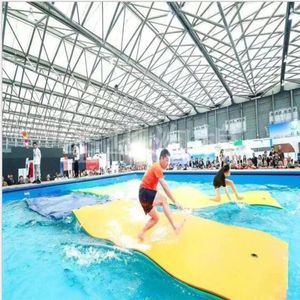 Aufblasbare Schwimmerrohre 180x55 cm schwimmendem Kissen Sommer Großer Outdoor-Tränenresistant Xpe Foam Schwimmbad Wasserdecke Schwimmer Matte Bedinflat