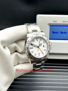 Новая версия u1 смотрит белый циферблат Sapphire Glass 42 мм 216570 18K золотой браслет из нержавеющей стали Автоматические высококачественные мужские часы
