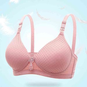 BHs für Frauen, Unterwäsche, drahtlos, B, C-Cup, für große Brüste, Damen, Push-Up, atmungsaktiv, dünne Tasse, Dessous-BHs, Brasserie-Bralette, L220726