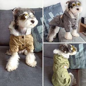 Pet Winter Coat Jacket Small Dog Outfit Yorkshire Terrier Poodle Bichon Pomeranian Schnauzer Clothes Puppy Clothing Dog Costumes 201102