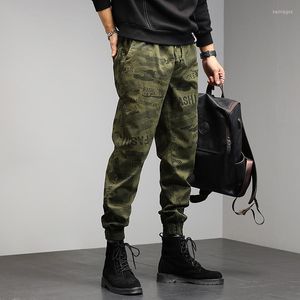 Męskie spodnie 2022 Hip Hop Joggers Cargo Men Harem Ribbons Man Sweatpants Modna odzież Moda swobodny męski l-4xl