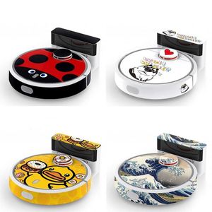 8 Styles Chic Cute Cartoon Protective Sticker for XM Mi Robot Vacuum Cleaner Dustproof Stickers Beautifying Accessories 220607