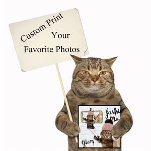 Drop Custom Pictures Printing на холсте персонализированные настенные картины подарки подарки для гостиной для гостиной дома украшение 220614