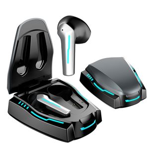 Wireless Bluetooth Cell Phone Earphones Headset For Ps4 Apple Samsung Earplugs Charge Black Box Games Music Auto Connect Colored Lights Headphones Small Earbuds