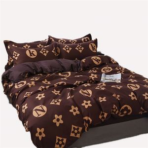 Bedding Set Bed Linen Duvet Cover and Pillowcase Home Flat Sheet Quilt Cover Comforter Case 240x220cm Bedclothes Couple Queen 220423