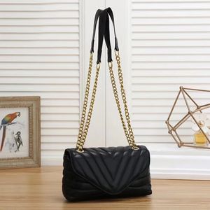 Łańcuch mody torebki na ramię czarne białe wysokiej jakości klapy crossbody messenger torba luksusowe designerskie torebki zakupowe klasyczne portfele torebka monety