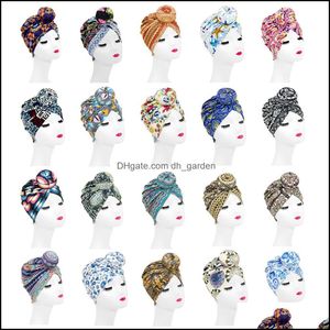 Beanie/Skl-Kappen, Hüte, Hüte, Schals, Handschuhe, Mode-Accessoires, Baumwolle, bedruckt, für Damen, muslimische Turbane, Hijab, arabische Kopfbedeckung, innere Hijabs für Damen