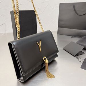 Frau klassische Kette Designer-Tasche mit Quaste spezielle Umhängetaschen Gold Silber Lady Luxus Handtaschen Bulk Frauen Mode Handtasche