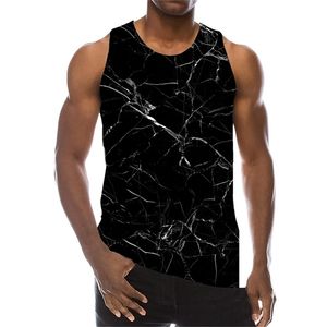 Galaxy Tank Top For Men 3D Print Gym Sleeveless Space Pattern Top Graphic Tees Boys Beach Vest 220627