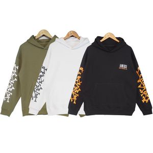 メンズTシャツ22SSプレーンメンズセーター潮brand Insフード付き印刷カジュアル通勤オールマッチマン