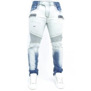 Мужские джинсы, прямые байкерские брюки на молнии с высокой талией, весенне-осенняя уличная одежда, мужские потертые брюки Desiger 220718