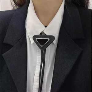 Classic Ties Leather Neck Ties Designer Bow Pattern Letters Neckwear Fur Solid Color Neckties For Mens Women Fashion Accessories