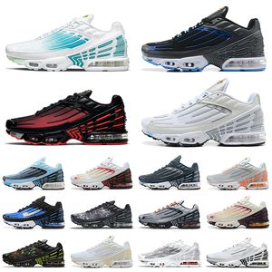 TN ATHLETIC TN PLUS 3 III Running Shoes Treinadores planos TNS Shoe Obsidian Bone Black Graphic A New York Sneakers Sports Tiger Yellow Destaques Track Red Men Women
