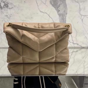 Designer Luxe tas Handtassen Lou Lou Puffer Workmanshi gewatteerd zachte lambskinehere echt leer en hoogwaardige oude metalen schoudertas voor vrouwen.
