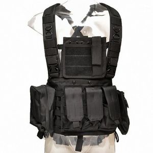 Jaquetas de caça RRV RRV Tactical Molle Chest Rig Plate Military Combat Plate Transiting Shooting Body Armour Wargame Paintball Colets