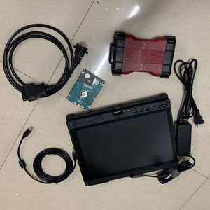 Ford VCM2 진단 도구 VCM2 스캐너 IDS v129 OBD2 도구 VCM 2 320GB HDD를 사용한 노트북 X200T 4G