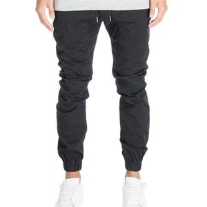 Männer Jogger Slim Fashion Design Skinny JeansElastische Manschette Drop Crotch Kordelzug Biker Jogger Hosen für Männer 201111