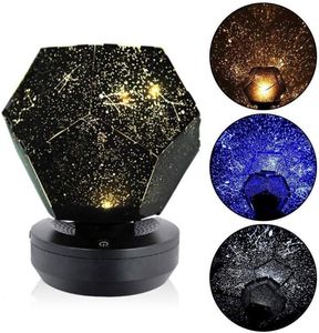 Night Lights Galaxy Projector Lamp For Room Planetarium LED Starry Sky Table Decoration Battery Star Projection Light DIY Gift