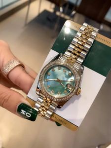 Relógio feminino luxuoso 28mm 31mm 36mm relógios masculinos 41mm movimento Jubileu de ouro Aço inoxidável Datejust Woman 2813 movimento Relógios de pulso femininos com bisel de diamante DE