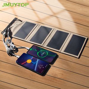 Turystyka na zewnątrz Wodoodporna panel słoneczny V W dla iPhone Samsung Power Bank Interfejs USB Przenośne akcesoria ładowarki słonecznej