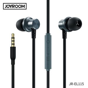 Joyroom großhandel-Joyroom mm In Ear Kabel Ohrhörer Flat Head Design Drahtsteuerung Stereo Kopfhörer mit Mikrofon
