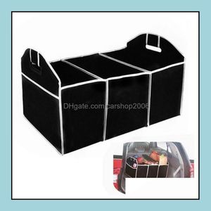 Storage Boxes Bins Home Organization Housekee Garden 100Pcs Good Quality Car Trunk Organizer Ddc